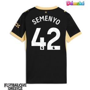 Manchester City Antoine Semenyo #42 Dámské Venkovní Dres 2026-27 Krátký Rukáv